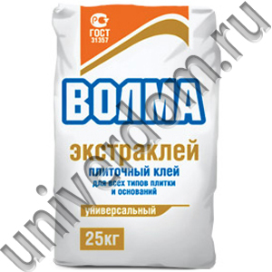 Плиточный клей ВОЛМА-ЭКСТРАКЛЕЙ